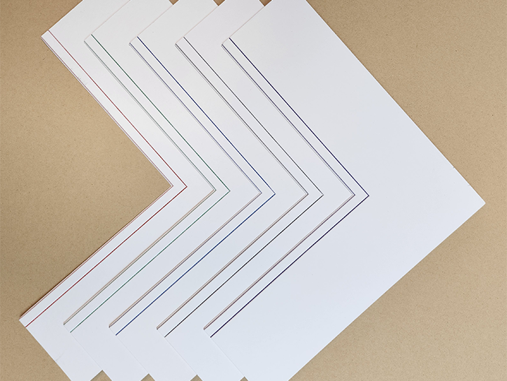 Passepartouts aus Lindenkreuz von Einrahmungen Brömel